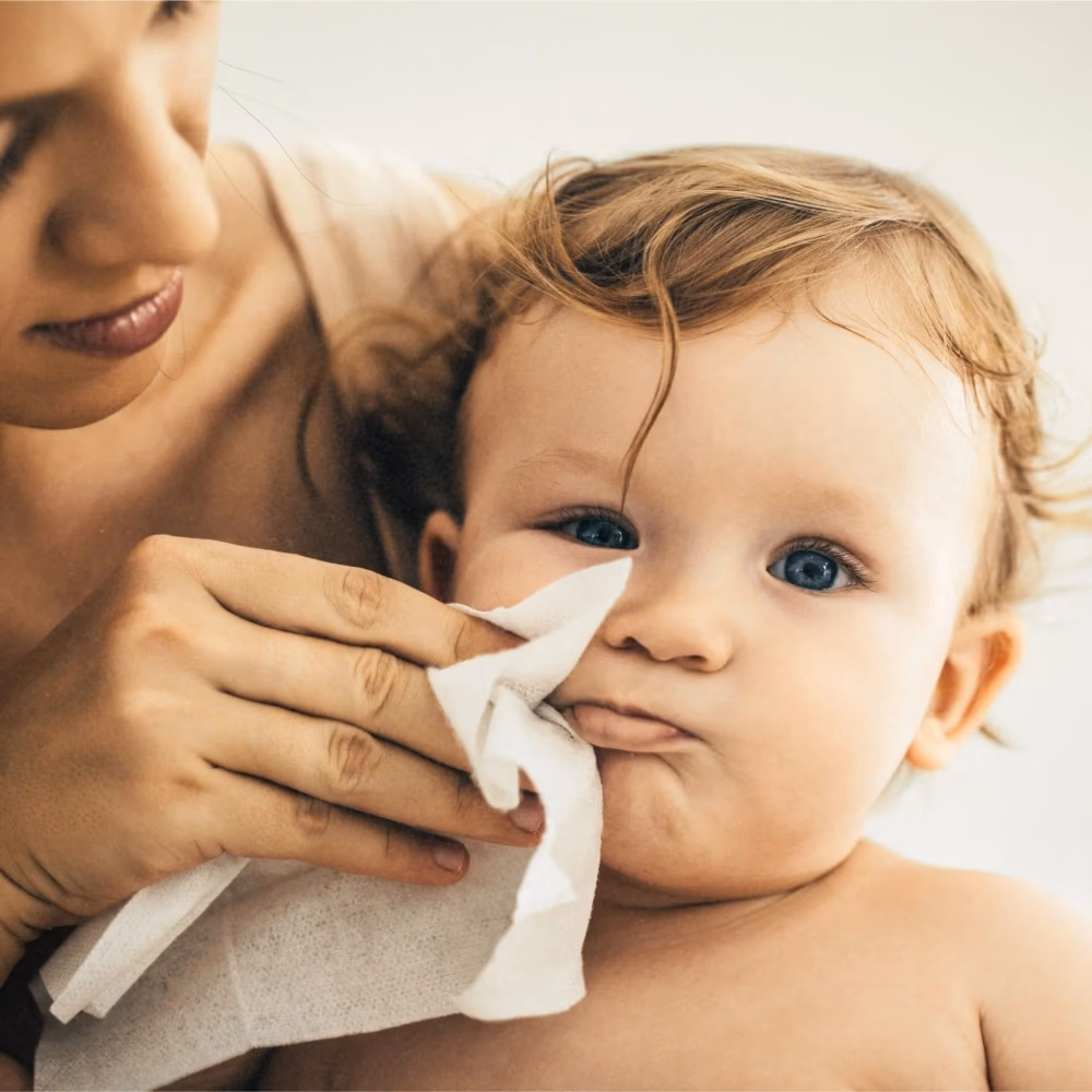 Mustela Cleansing Wipes Plant Origin 60 wipes | Gentle Baby Wipes with Plant-Based Fibers | Biodegradable & Hypoallergenic 2