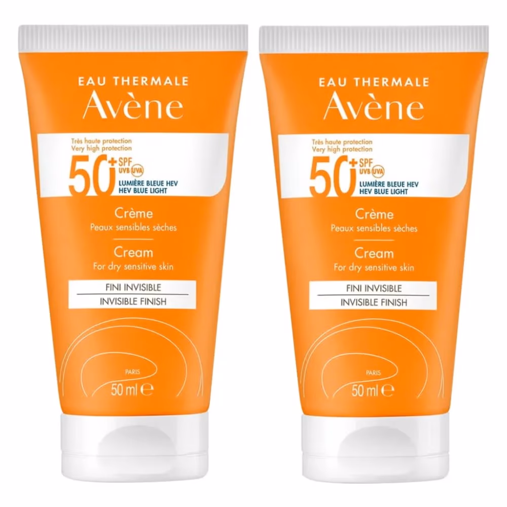 Avene Sunscreen Ultra Broad Spectrum SPF 50+ Cream ( 1+1) - PROMO PACK 2