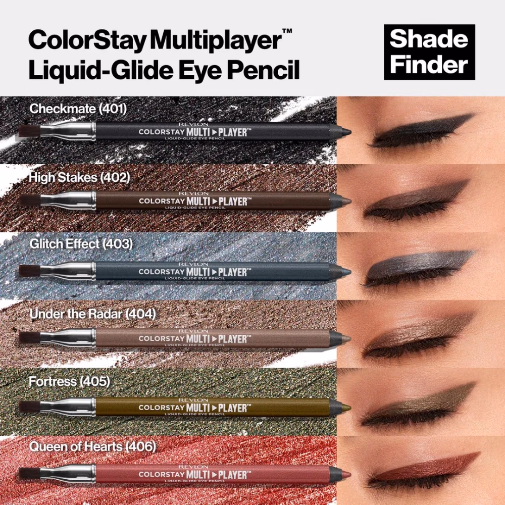 Revlon Multiplayer Liquid Eye Pencil Fortress 405 – Precise Long-Wear Eyeliner 3