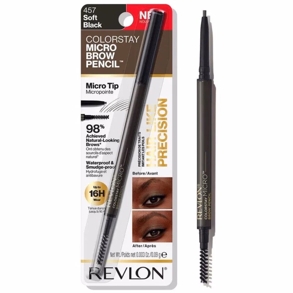 Revlon ColorStay Brow Pencil Soft Black 457 3