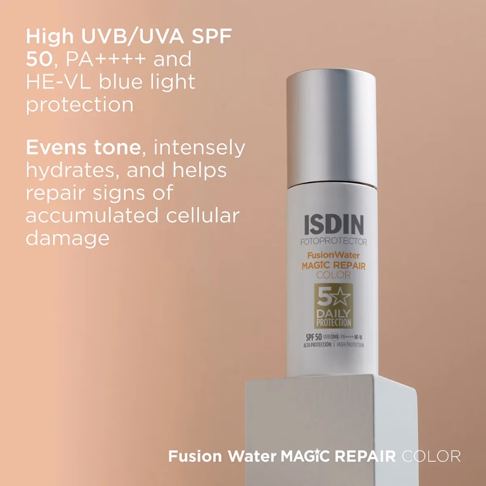 ISDIN Fotoprotector Fusion Water Magic Color SPF50 50ml – Tinted Sunscreen Fluid 5