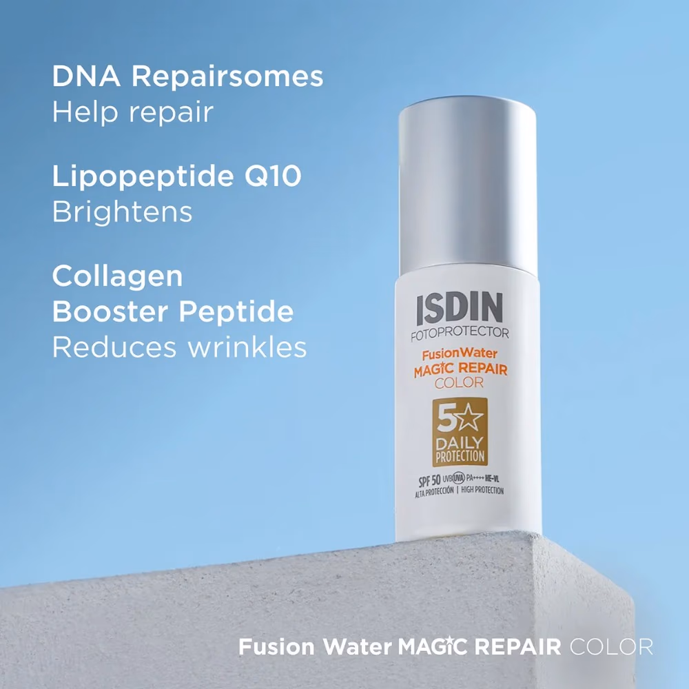 ISDIN Fotoprotector Fusion Water Magic Color SPF50 50ml – Tinted Sunscreen Fluid 2