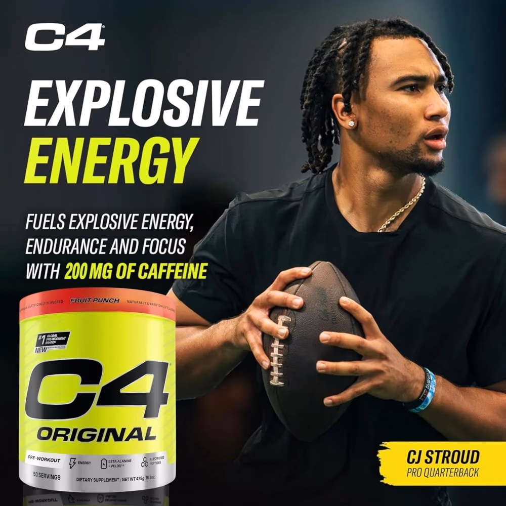 Cellucor C4 Original Fruit Punch 50 Servings – Pre-Workout Supplement 2