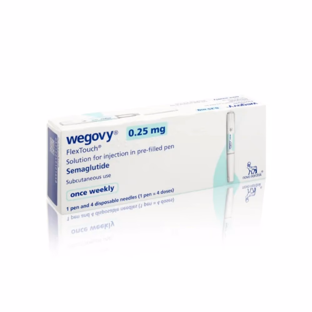Wegovy Semaglutide 0.25mg FlexTouch Solution For Subcutaneous Injection In 1 Pre-Filled Pen,  2
