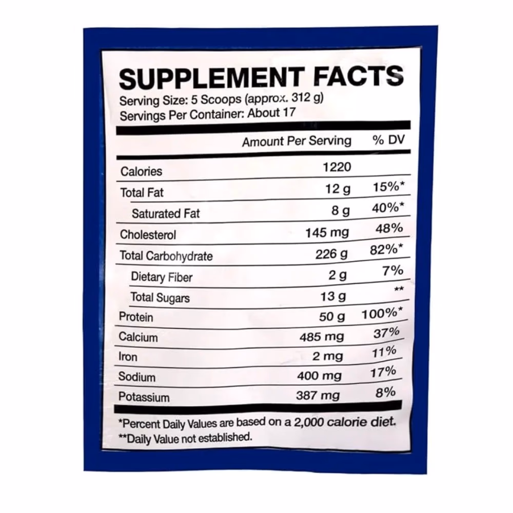 Evogen Super Huge Vanilla Ice Cream 12lb 4