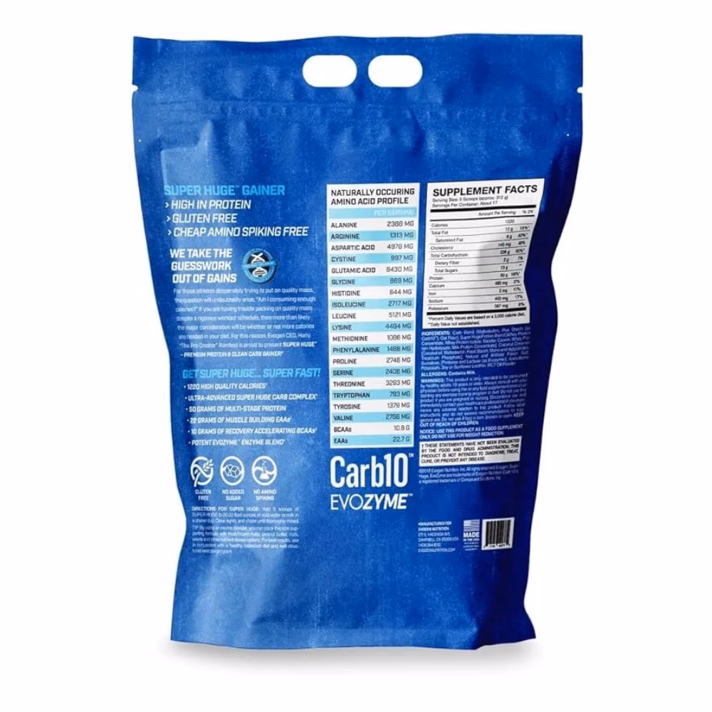 Evogen Super Huge Vanilla Ice Cream 12lb 3