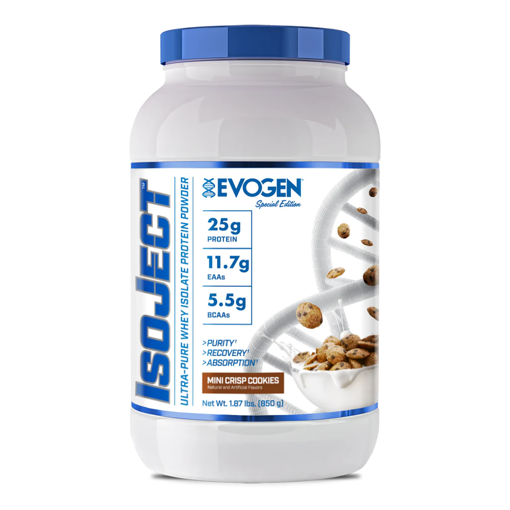 Evogen Isoject Pure Whey Isolate Protein Powder (Vanilla) 2lbs 2