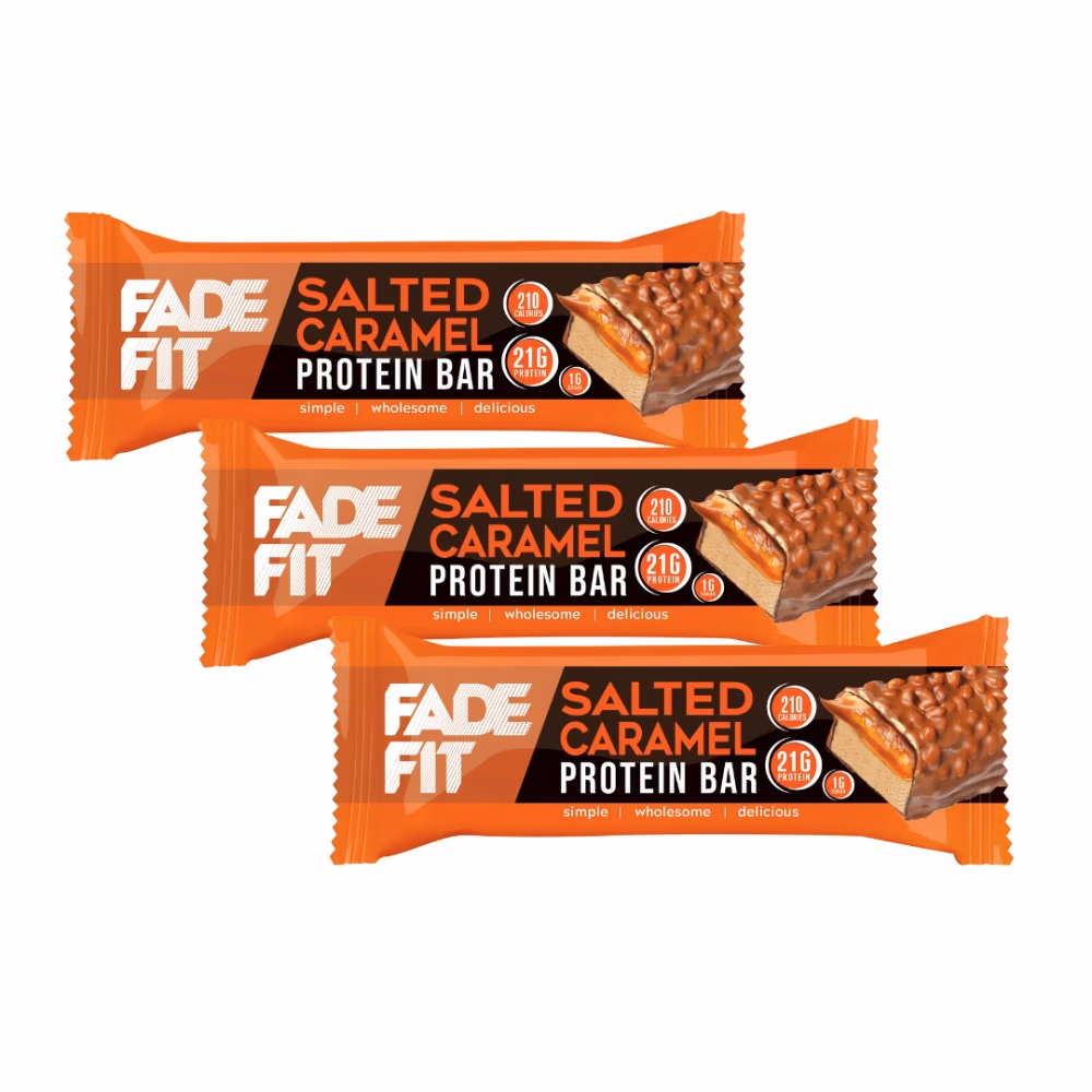 Fade Fit Salted Caramel Protein Bar – 55g 2