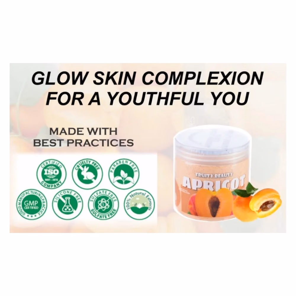 Fruity Beauty Apricot Face & Body Mask 521ml 2