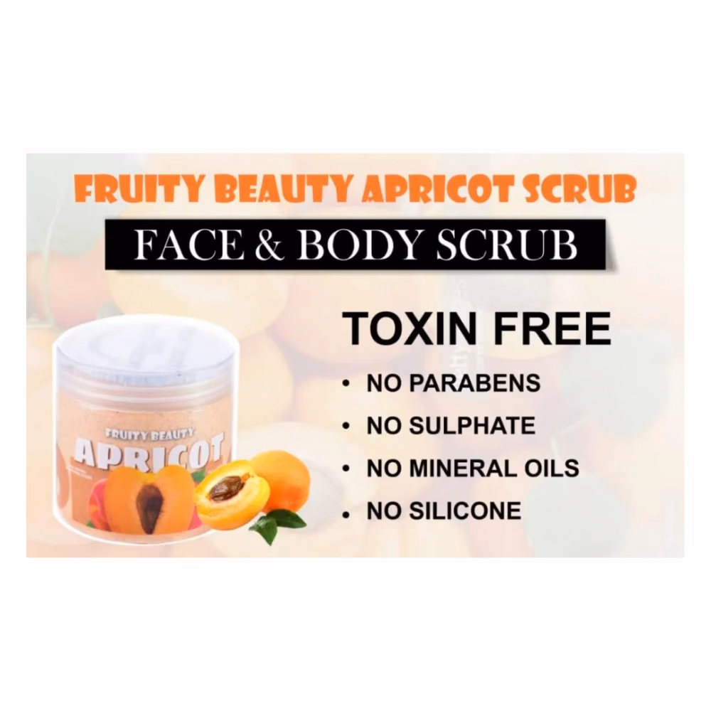 Fruity Beauty Apricot Face & Body Mask 521ml 3