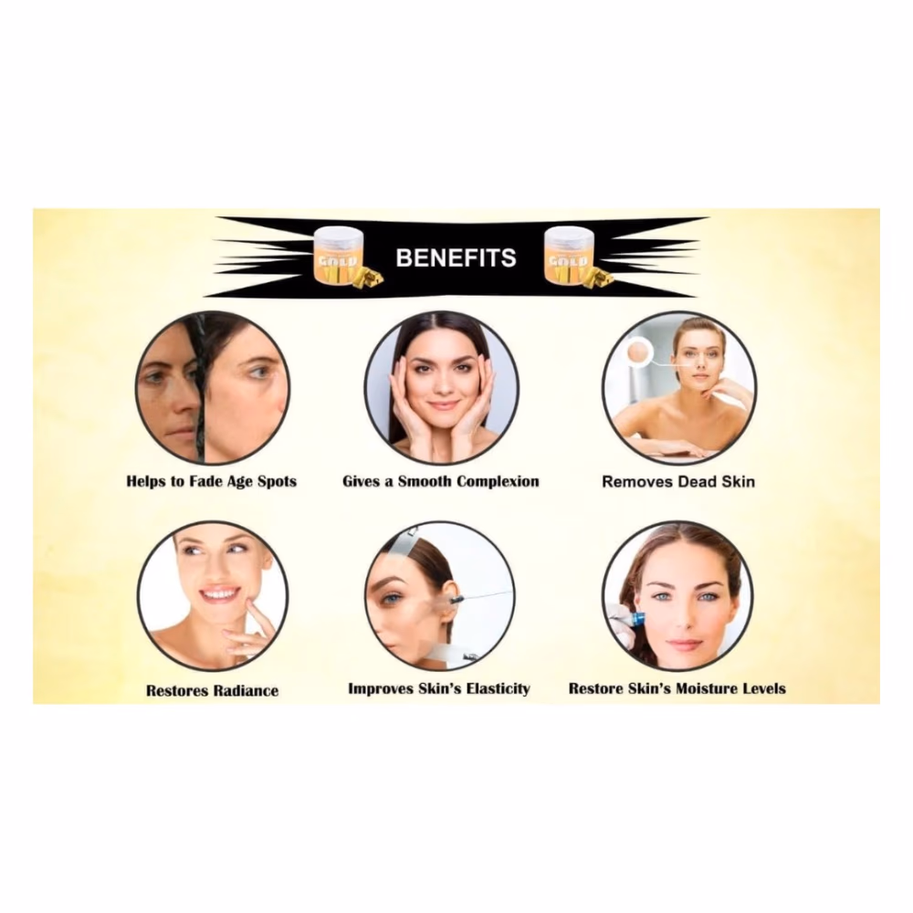 Fruity Beauty Gold Face & Body Mask 521ml 3