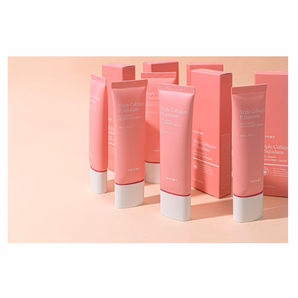 Trimay Triple Collagen P Squalane Nourishing Cream 50ml – Rich, Hydrating Cream With Triple Collagen and Squalane To Firm, Nourish, and Restore Skin’s Elasticity. 2