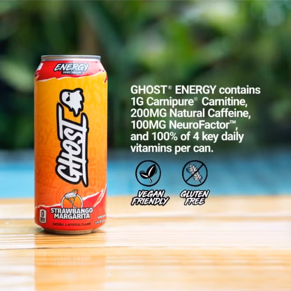 Ghost Energy RTD Strawbango 473 ml 2