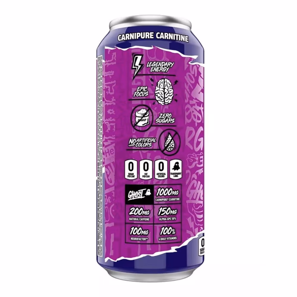 Ghost Energy RTD Welch’s Grape Flavor 473 ml  2
