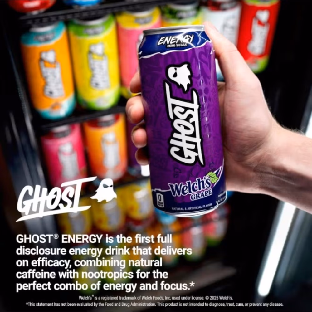 Ghost Energy RTD Welch’s Grape Flavor 473 ml  4