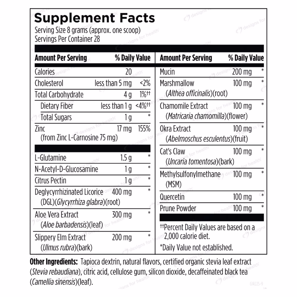 Designs for Health GI Revive Powder 225g 2