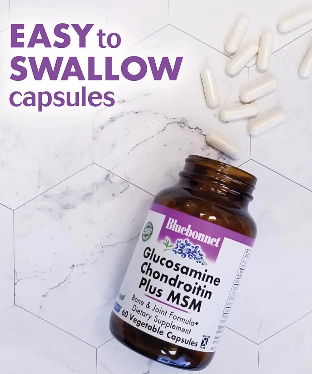 Bluebonnet Glucosamine + Chondroitin + MSM 120 Caps 4