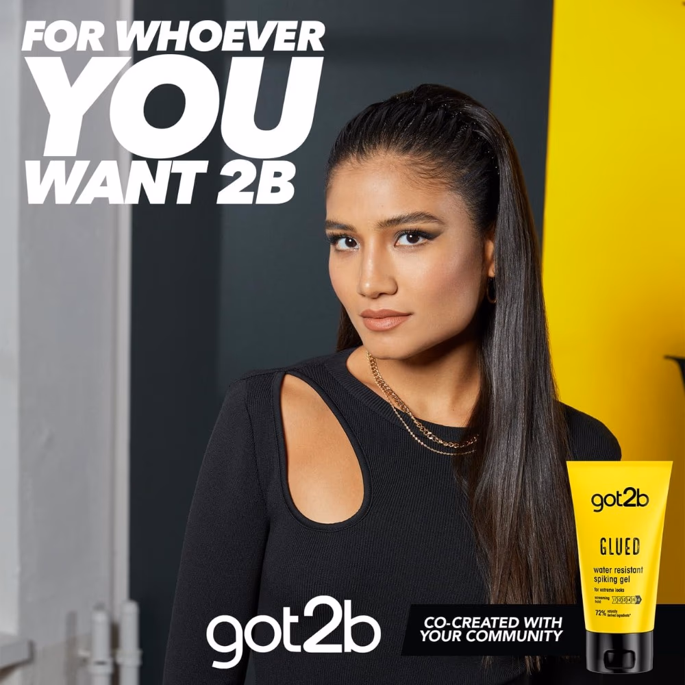 Schwarzkopf Got2b Glued Water Resistant Spiking Gel – 150ml | Extreme Hold Hair Gel for Spikes & Long-Lasting Styles 3
