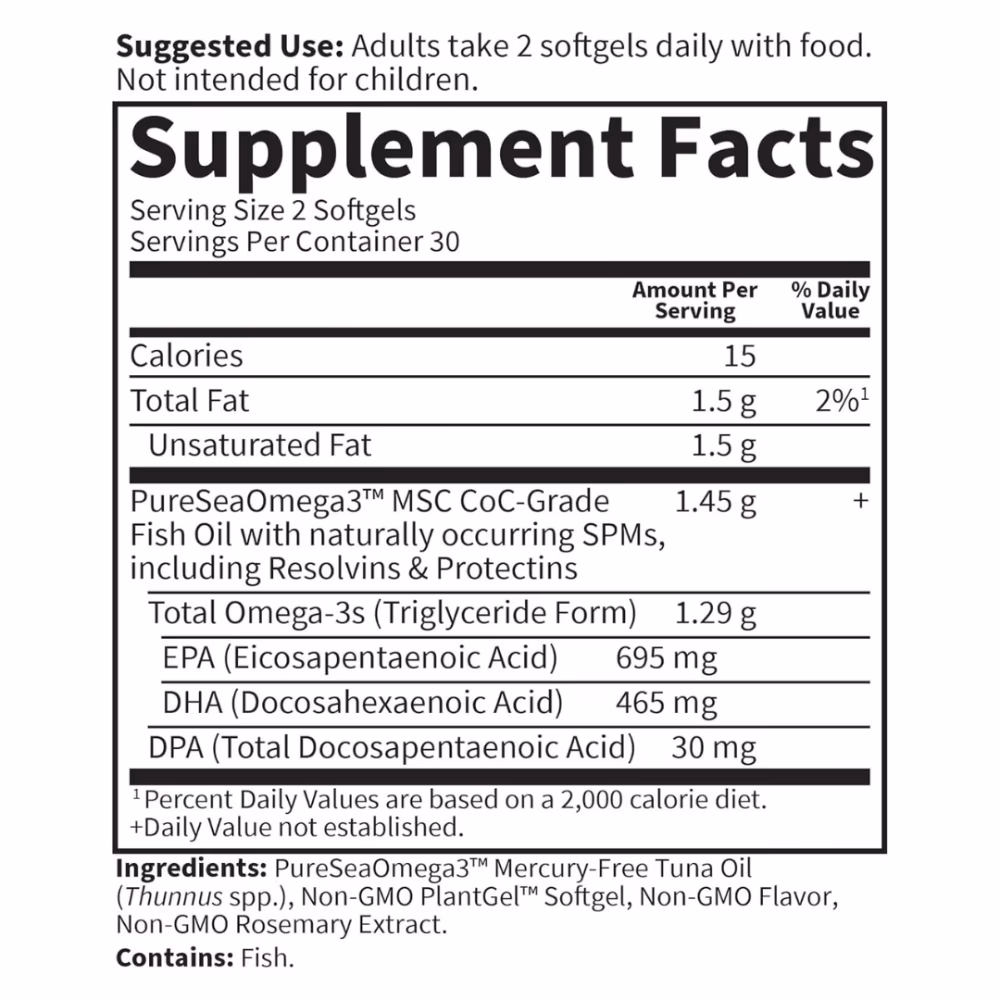 Garden of Life Dr. Formulated Advanced Omega 60 Softgels 2