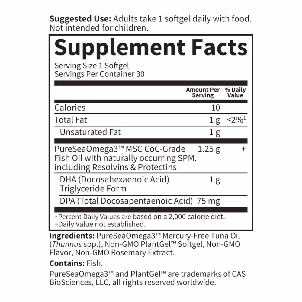 Garden of Life Dr. Formulated DHA 1000mg 30 Softgels 2