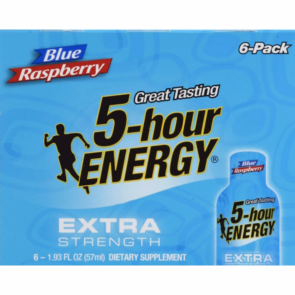 Kirkland Extra Strength Energy Shot Blue Rasp 59ml 3
