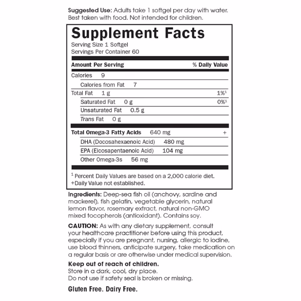 Garden of Life Prenatal Omega-3 Fish Oil Softgels 60s 3