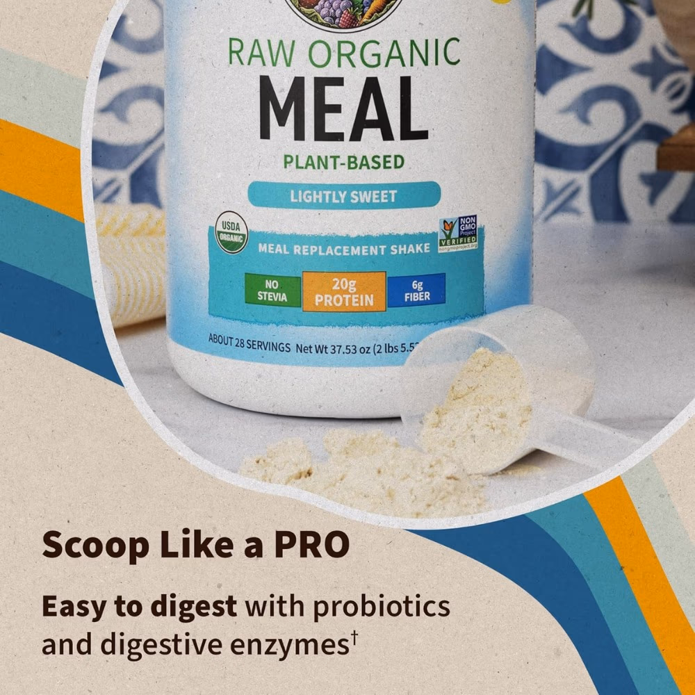 Garden of Life Raw Organic Meal Replacement – Lightly Sweet (14 servings) 3