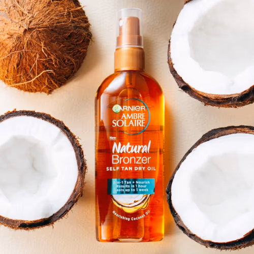 Garnier Natural Bronzer Self Tan Dry Oil 150ml 4