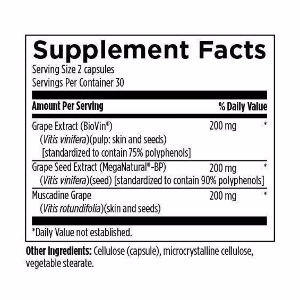 Designs For Health Grape Seed Supreme- 60 Capsules 2