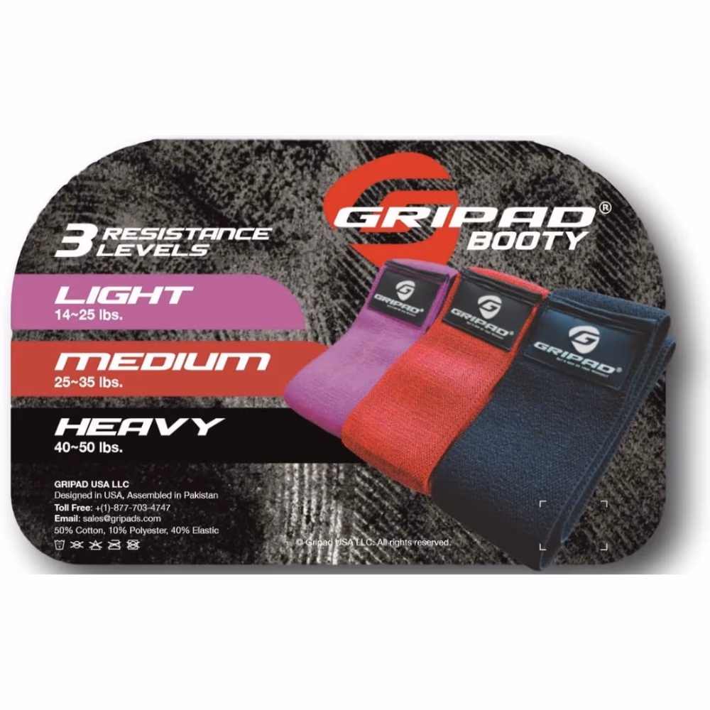 Gripad Booty Bands 3 Resistance Levels 2