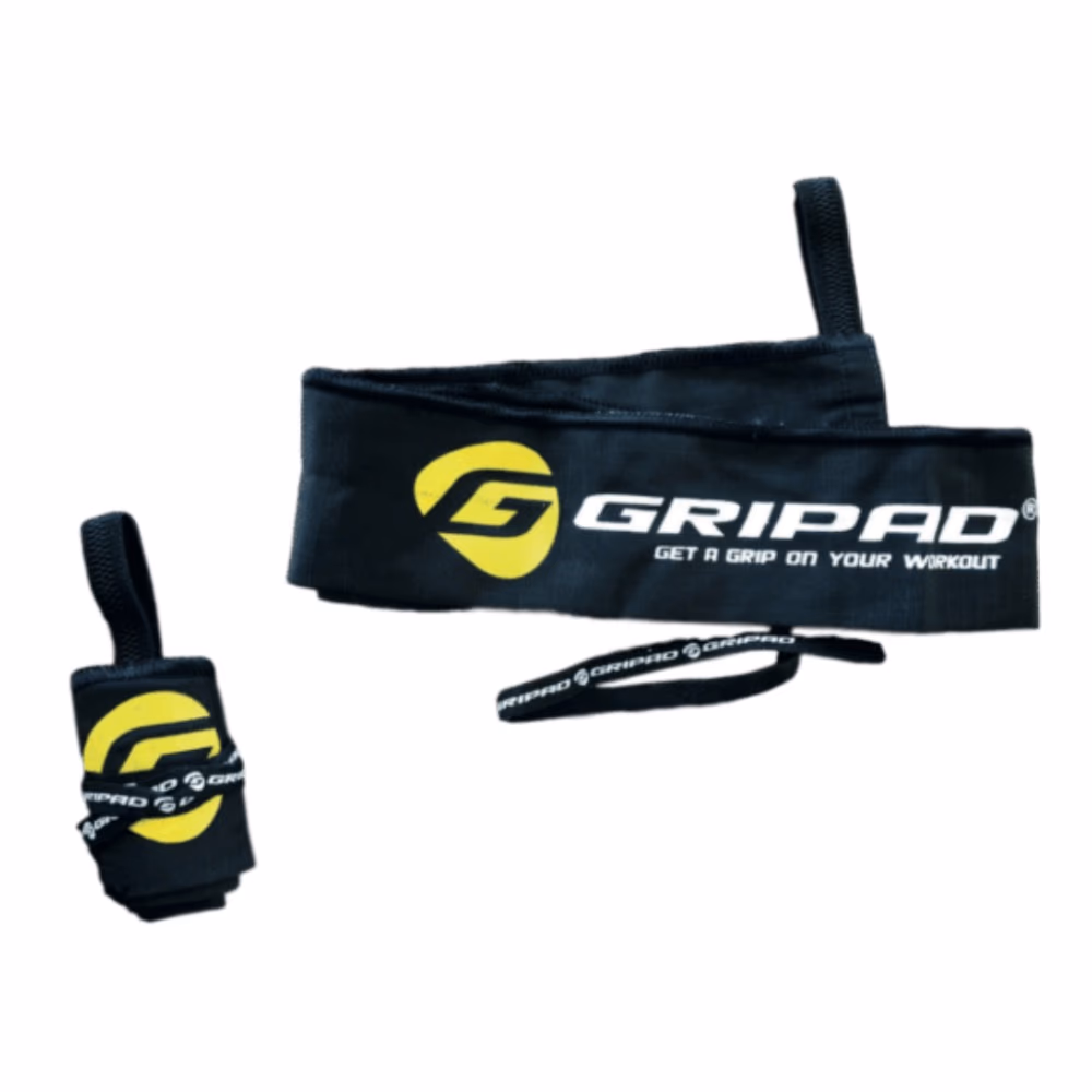Gripad Wrist Support Crossfit Wrist Wraps - Black and Blue 2