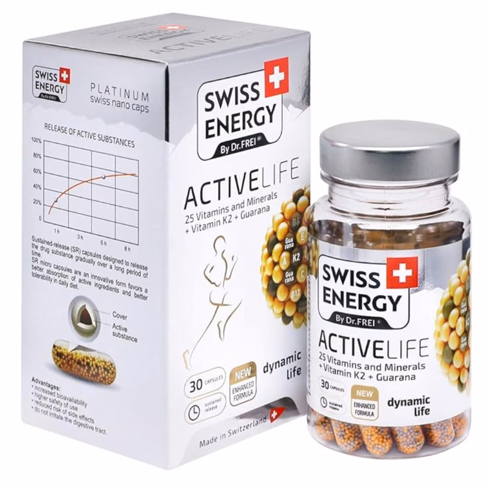 Swiss Energy Active Life Multivit Capsules 30s  5