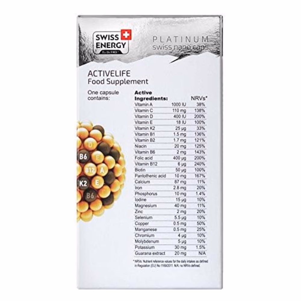 Swiss Energy Active Life Multivit Capsules 30s  3