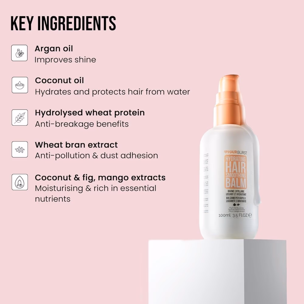 Hairburst Hydrating Hair Smoothing Balm – 100ml  4