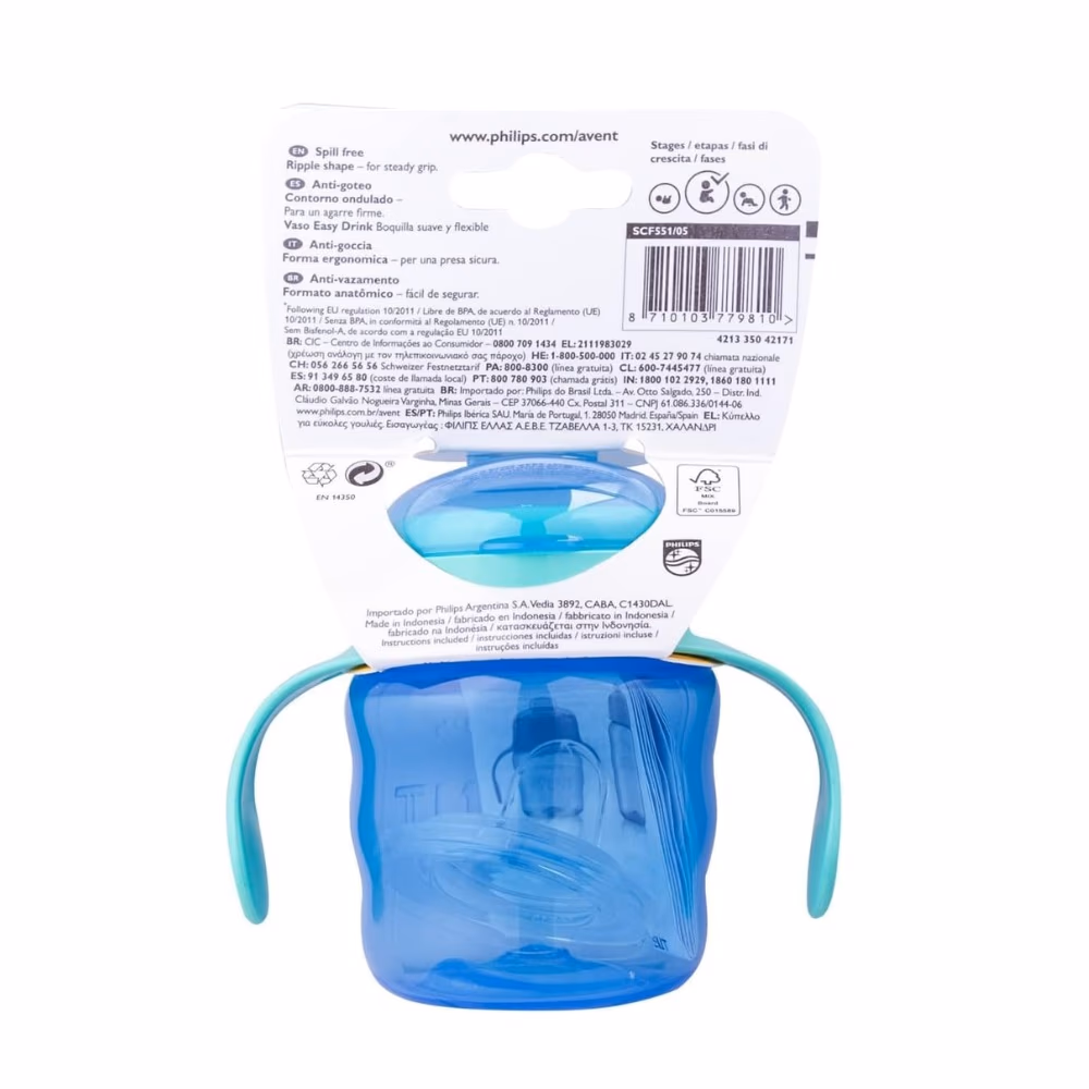 Philips Avent Classic Cup Blue 200ml 7025  4