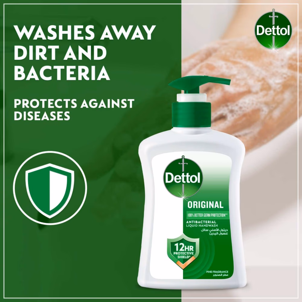Dettol Original Hand Wash 200ml 5