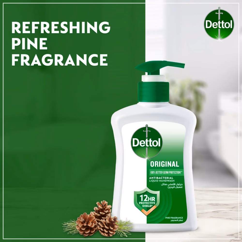 Dettol Original Hand Wash 200ml 2
