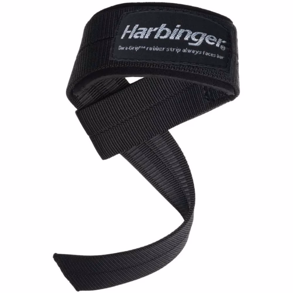 Harbinger Big Grip No Slip Lifting Straps - Black 2