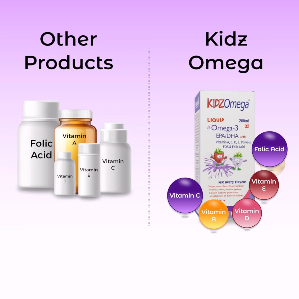 HealthAid Kidz Omega Liquid 200ml  2