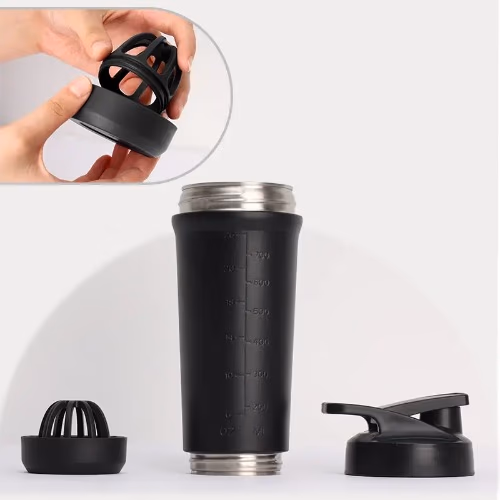 Hydrakeg A+ Stainless Steel Shaker – Black (750ml) 3