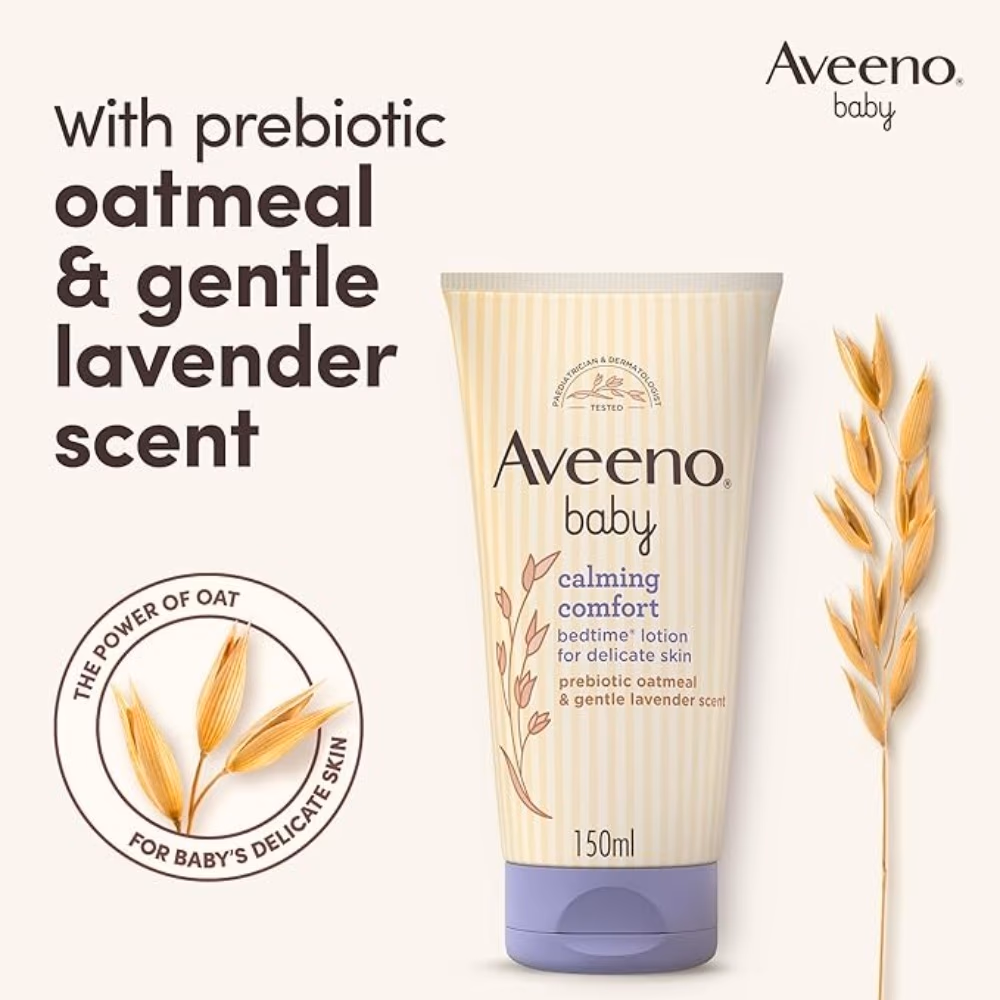 Aveeno Baby Calming Comfort Bedtime Lotion 150ml 2