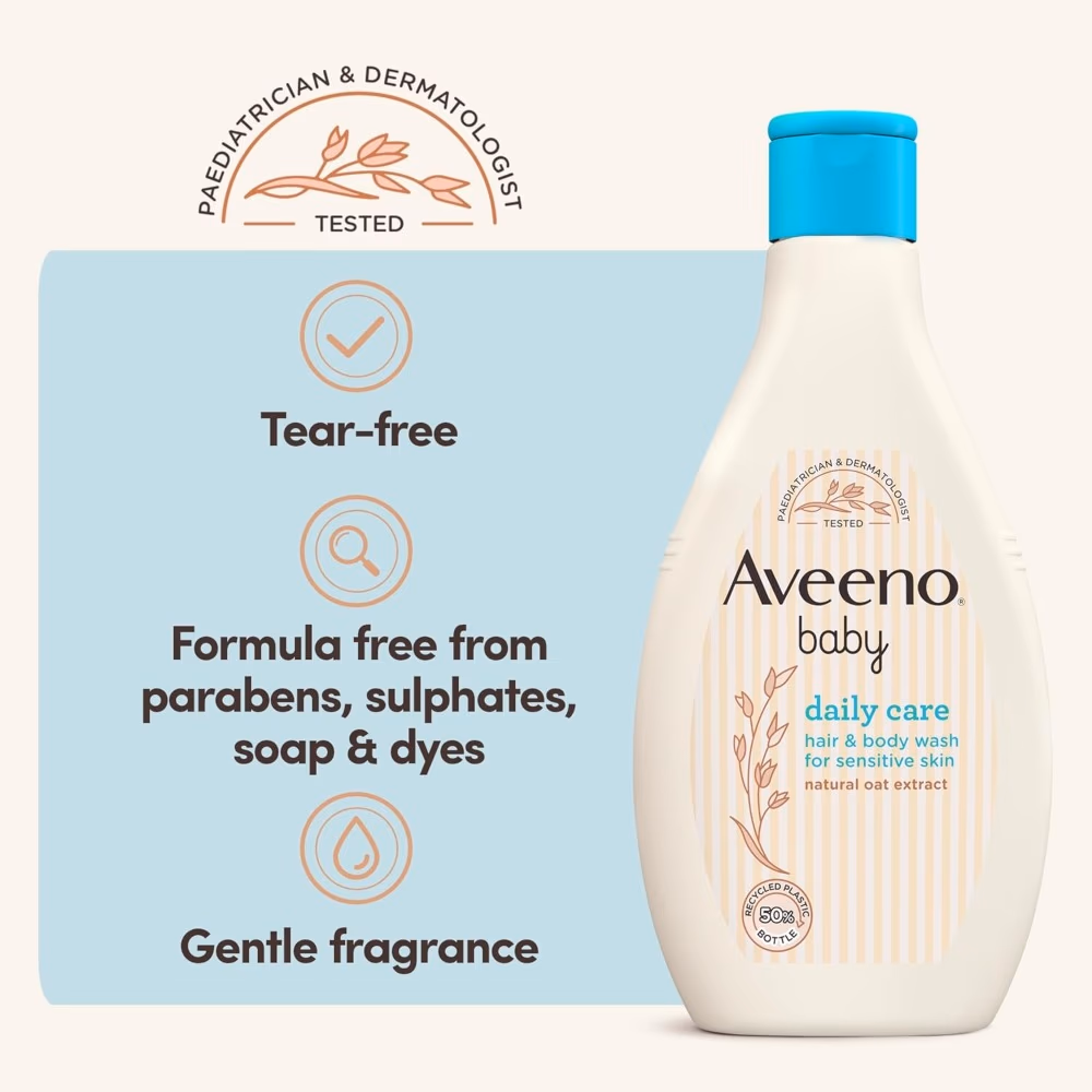 Aveeno Baby Hair & Body Wash 250ml 5