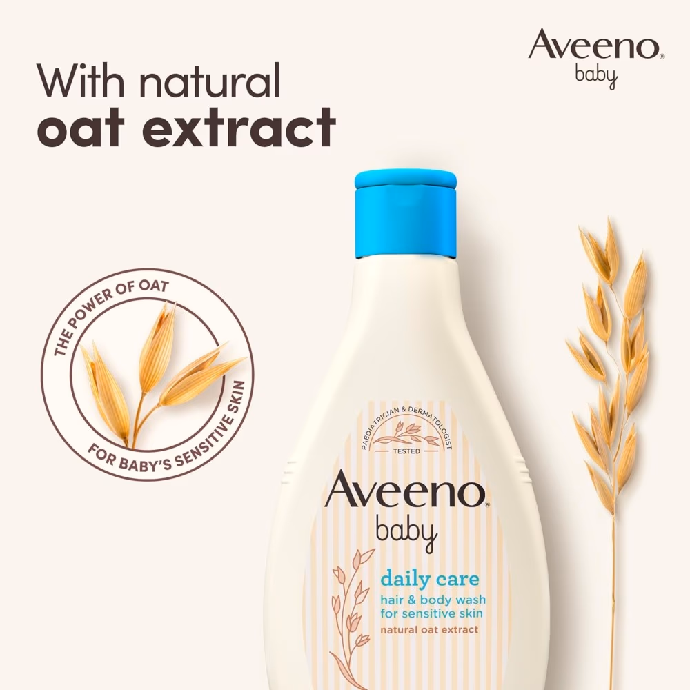 Aveeno Baby Hair & Body Wash 250ml 3
