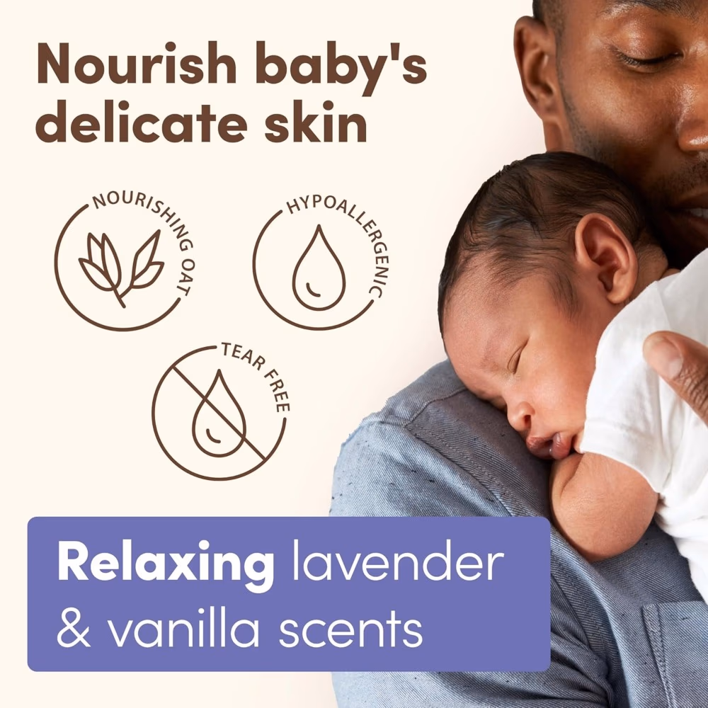 Aveeno Baby Calming Comfort Bath and Wash 250ml 4