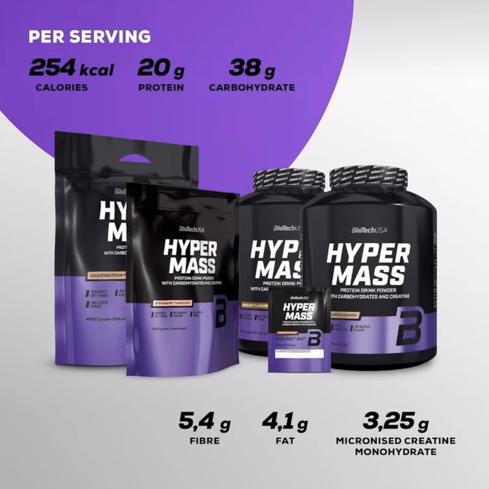 BioTechUSA Hyper Mass Chocolate - 4000g 3