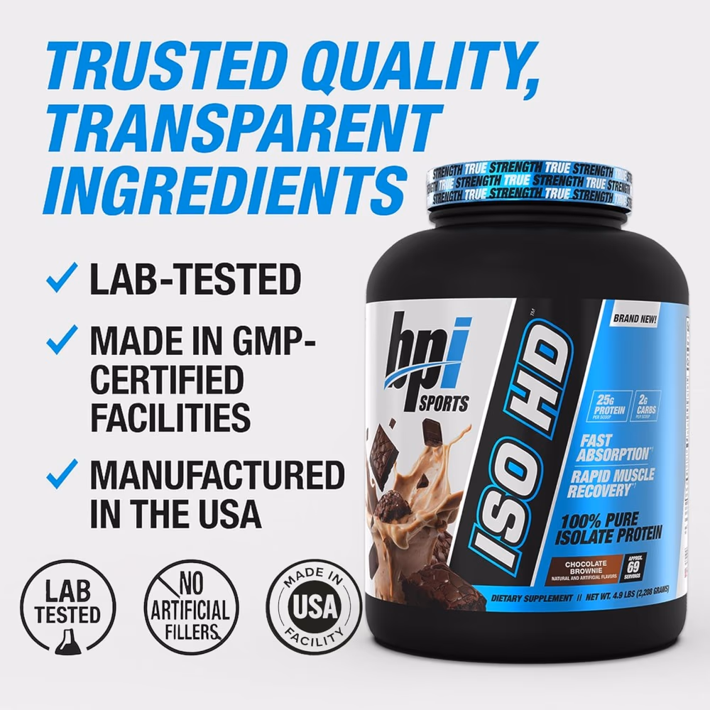 BPI ISO HD Chocolate Brownie 5lb 5