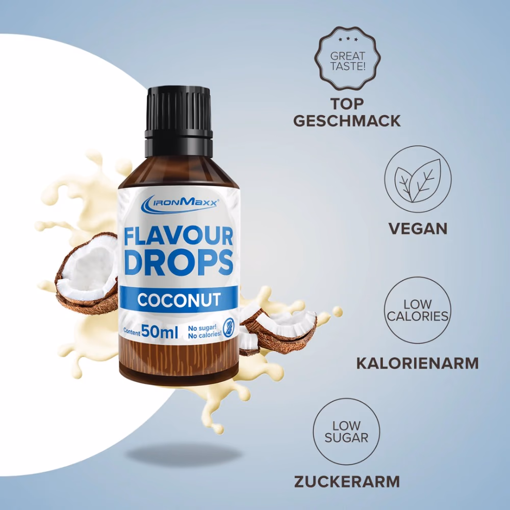 IronMaxx Flavour Drops Coconut 50ml 3