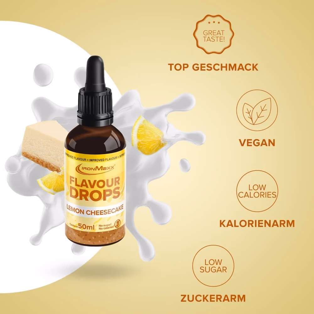 IronMaxx Flavour Drops Lemon Cheesecake 50ml 3
