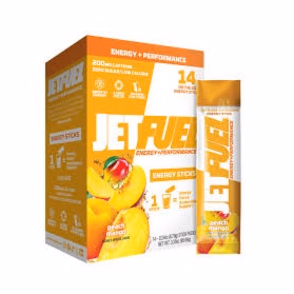 JetFuel Energy Sticks Peach Mango 14‑Pack 2