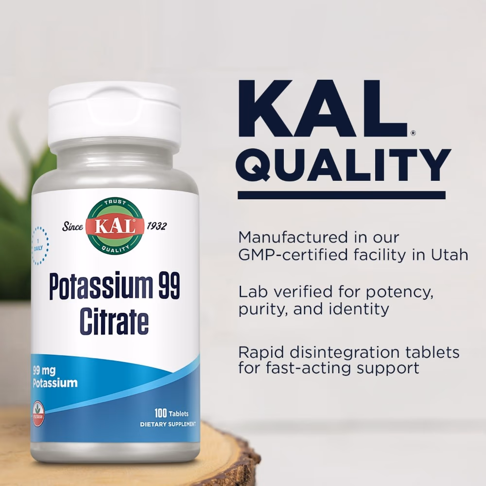 KAL Potassium Citrate 99 - 100 Tablets 3